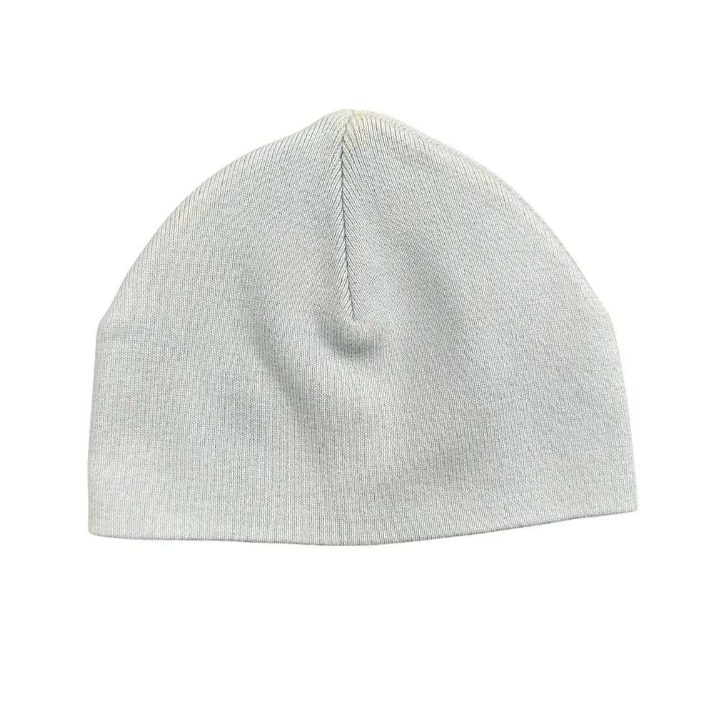 Guess Jeans Light Blue Cotton Knit Rhinestone Logo Beanie Hat One‎ Size 158